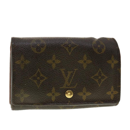 LOUIS VUITTON Monogram Porte Monnaie Billets Tresor Wallet M61730 LV 39491