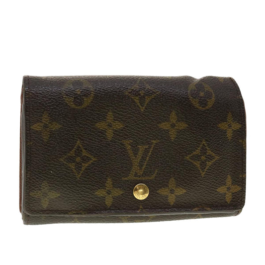 LOUIS VUITTON Monogram Porte Monnaie Billets Tresor Wallet M61730 LV 39491