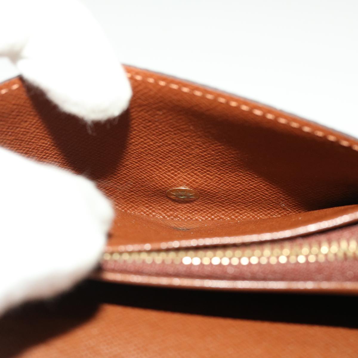 LOUIS VUITTON Monogram Porte Monnaie Billets Tresor Wallet M61730 LV 39491