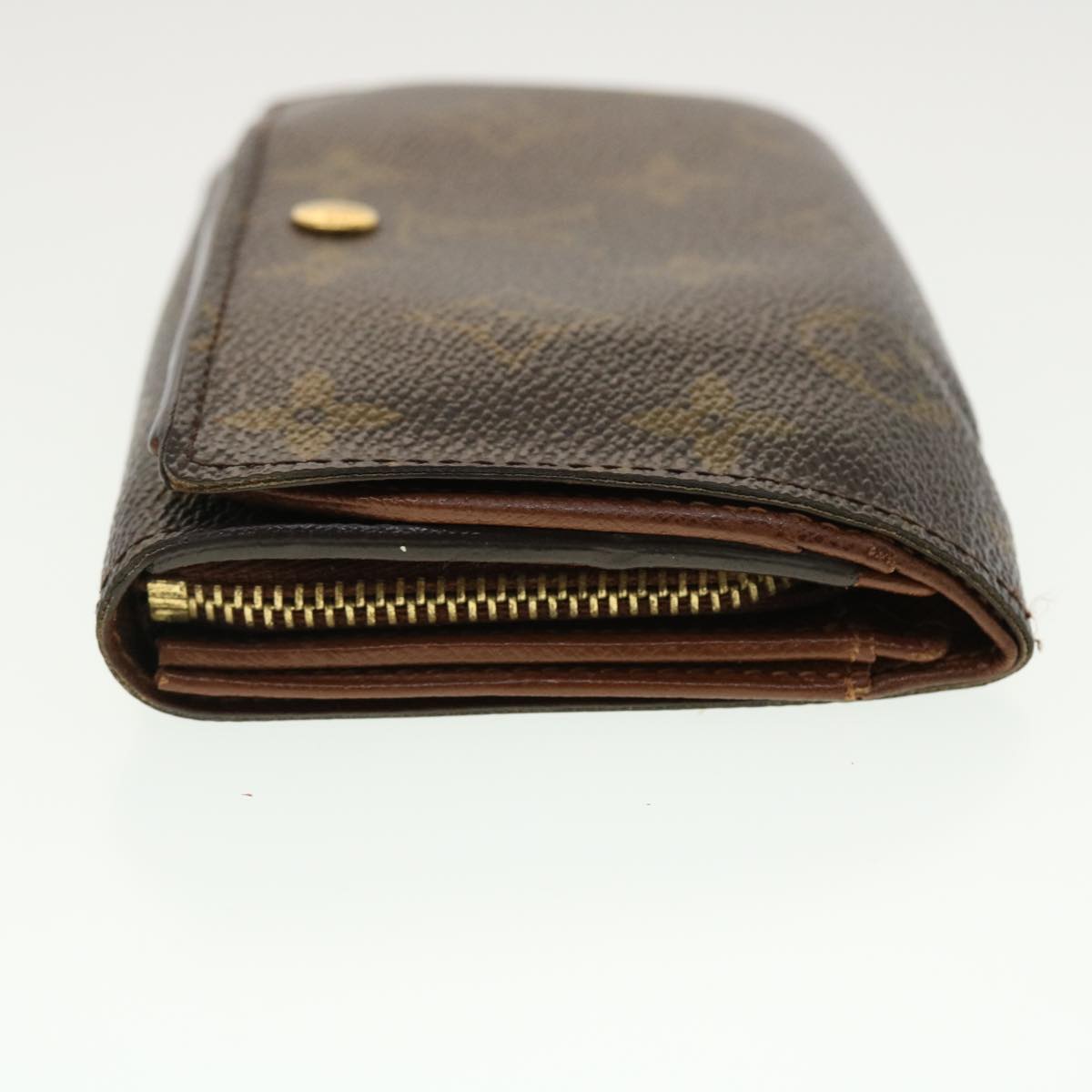 LOUIS VUITTON Monogram Porte Monnaie Billets Tresor Wallet M61730 LV 39491