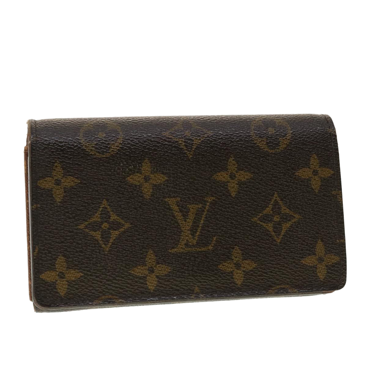 LOUIS VUITTON Monogram Porte Monnaie Billets Tresor Wallet M61730 LV 39492