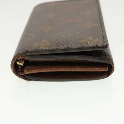 LOUIS VUITTON Monogram Porte Monnaie Billets Tresor Wallet M61730 LV 39492