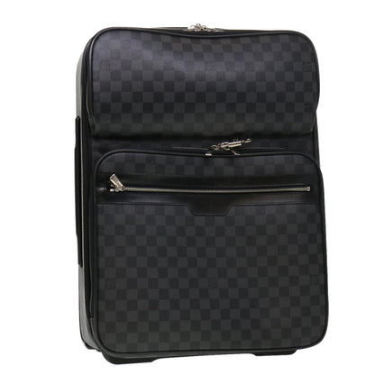 LOUIS VUITTON Damier Graphite Pegas 55 Suitcase N23300 LV 39519