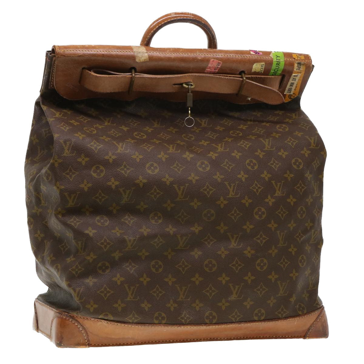 LOUIS VUITTON Monogram Steamer Bag Boston Bag M41128 LV 39529