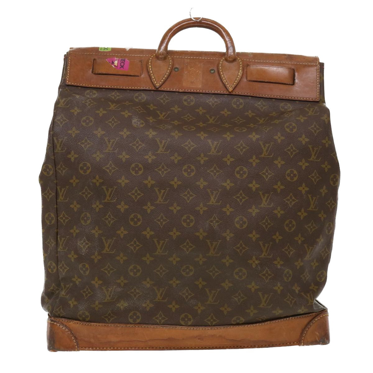 LOUIS VUITTON Monogram Steamer Bag Boston Bag M41128 LV 39529