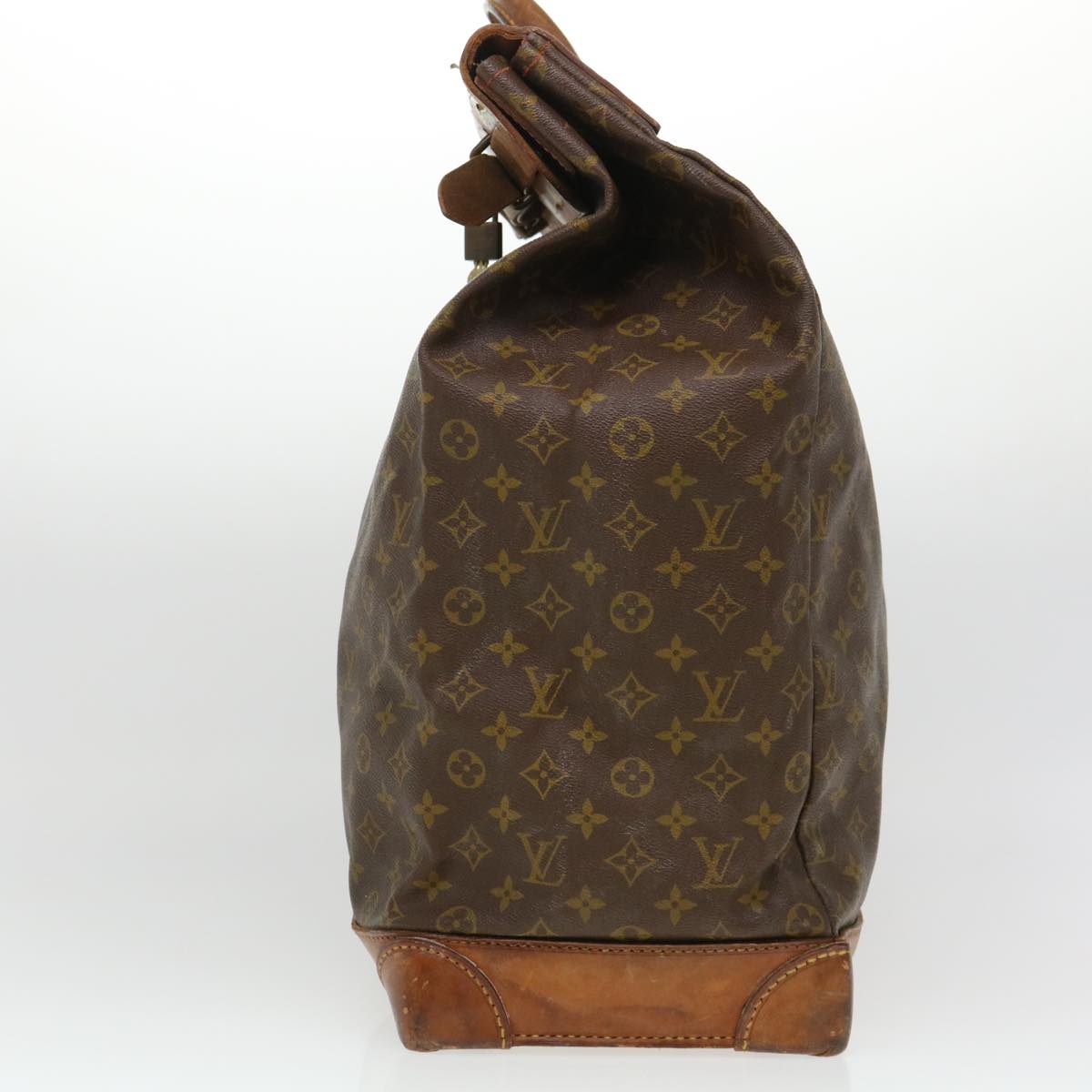 LOUIS VUITTON Monogram Steamer Bag Boston Bag M41128 LV 39529