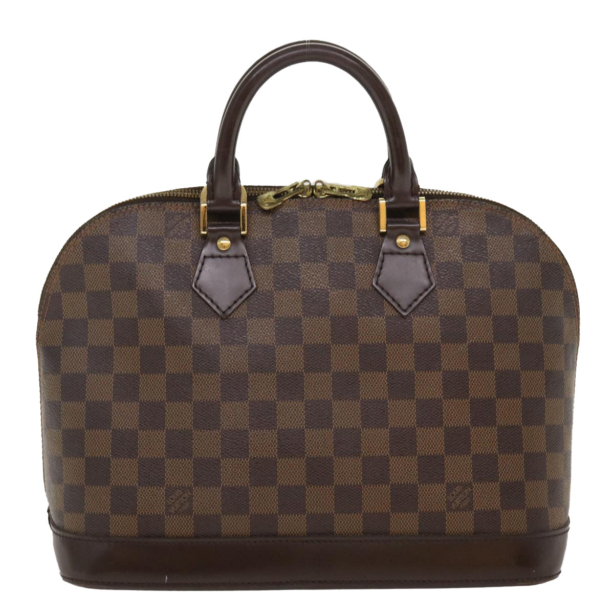 LOUIS VUITTON Damier Ebene Alma Hand Bag N51131 LV 39541