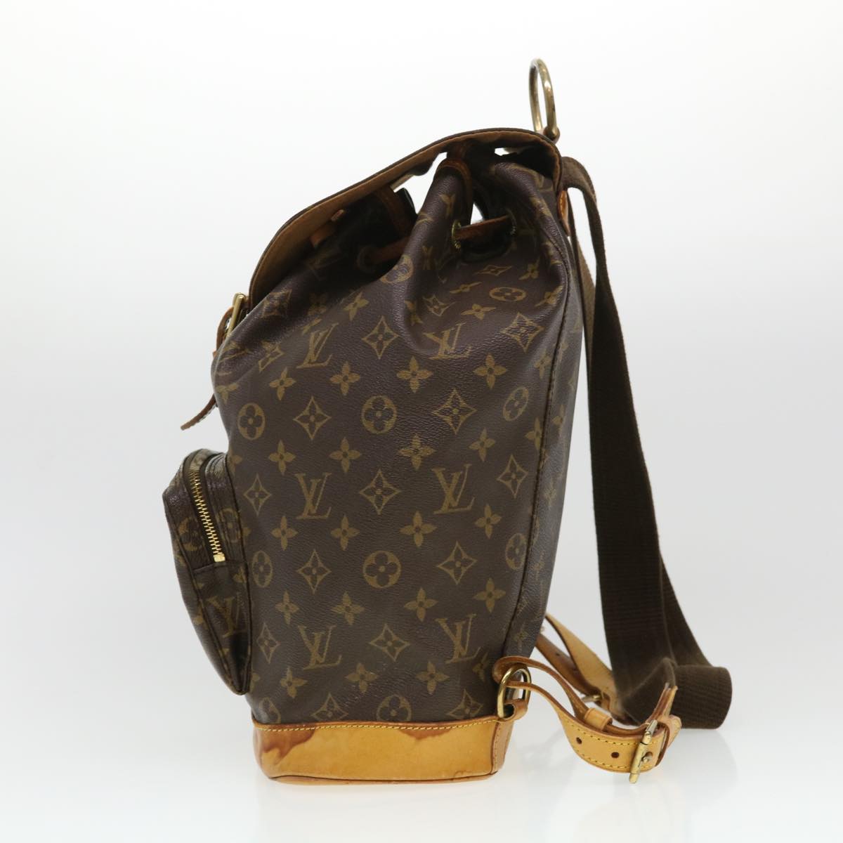LOUIS VUITTON Monogram Montsouris GM Backpack M51135 LV 39564