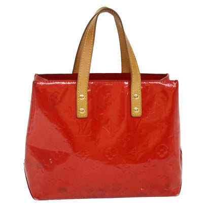 LOUIS VUITTON Monogram Vernis Reade PM Hand Bag Red M91336 LV 39574