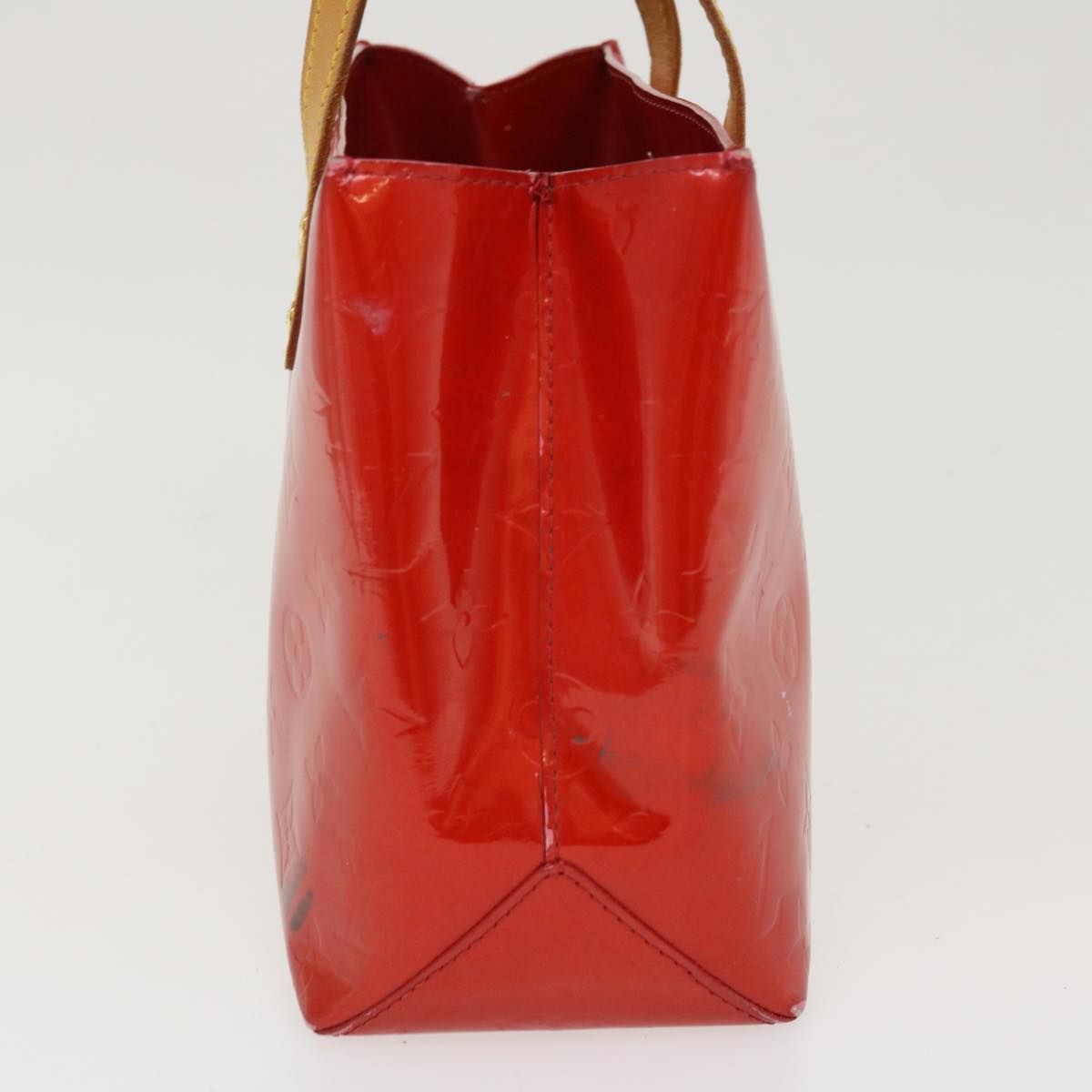 LOUIS VUITTON Monogram Vernis Reade PM Hand Bag Red M91336 LV 39574
