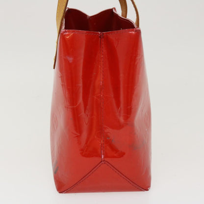 LOUIS VUITTON Monogram Vernis Reade PM Hand Bag Red M91336 LV 39574