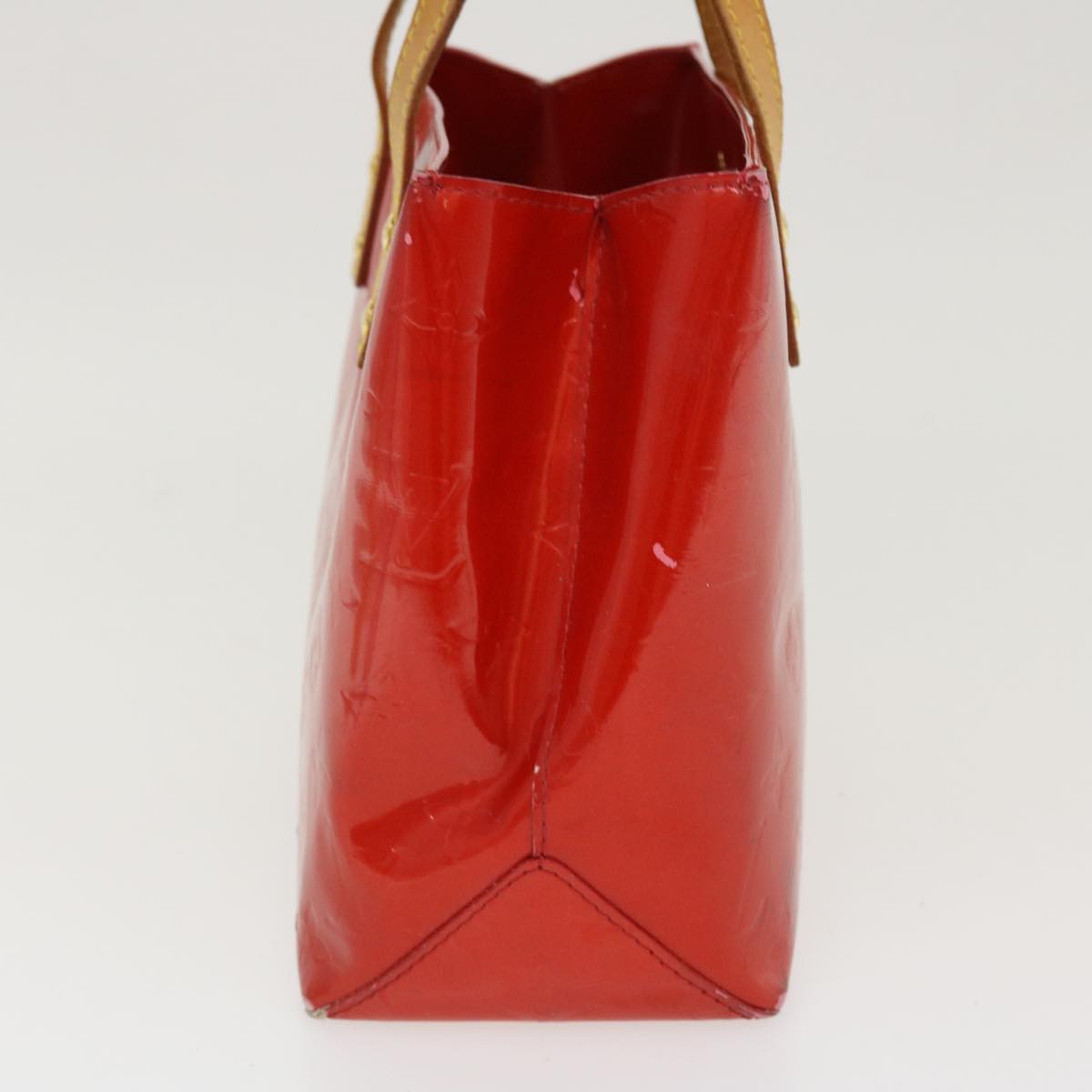 LOUIS VUITTON Monogram Vernis Reade PM Hand Bag Red M91336 LV 39574