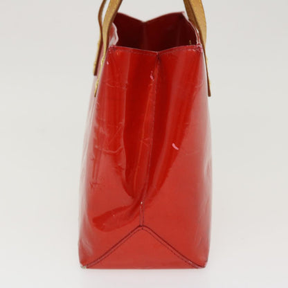 LOUIS VUITTON Monogram Vernis Reade PM Hand Bag Red M91336 LV 39574