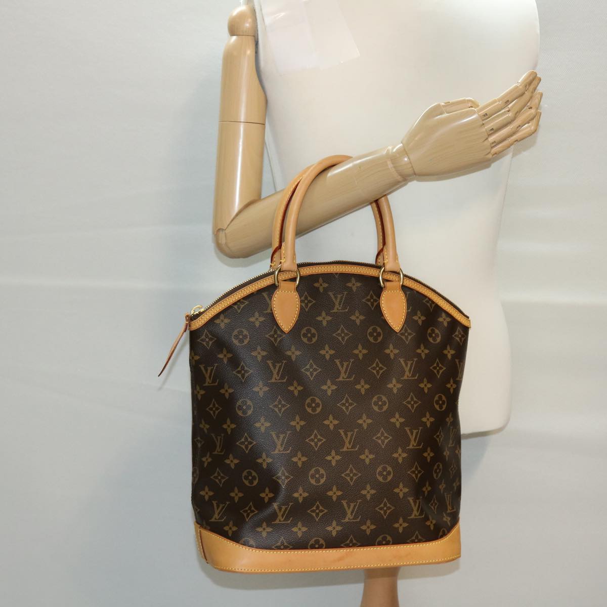 LOUIS VUITTON Monogram Lockit Hand Bag M40102 LV 39582