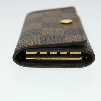 LOUIS VUITTON Damier Ebene Multicles 4 Key Case N62631 LV 39594