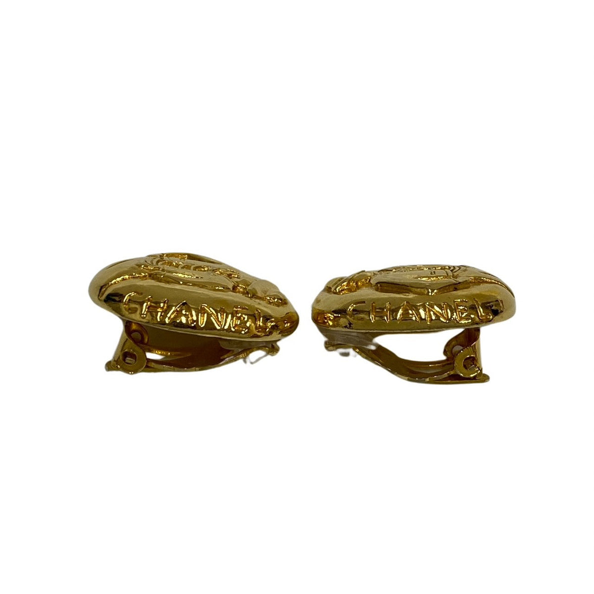 CHANEL Earring Gold Plated gold