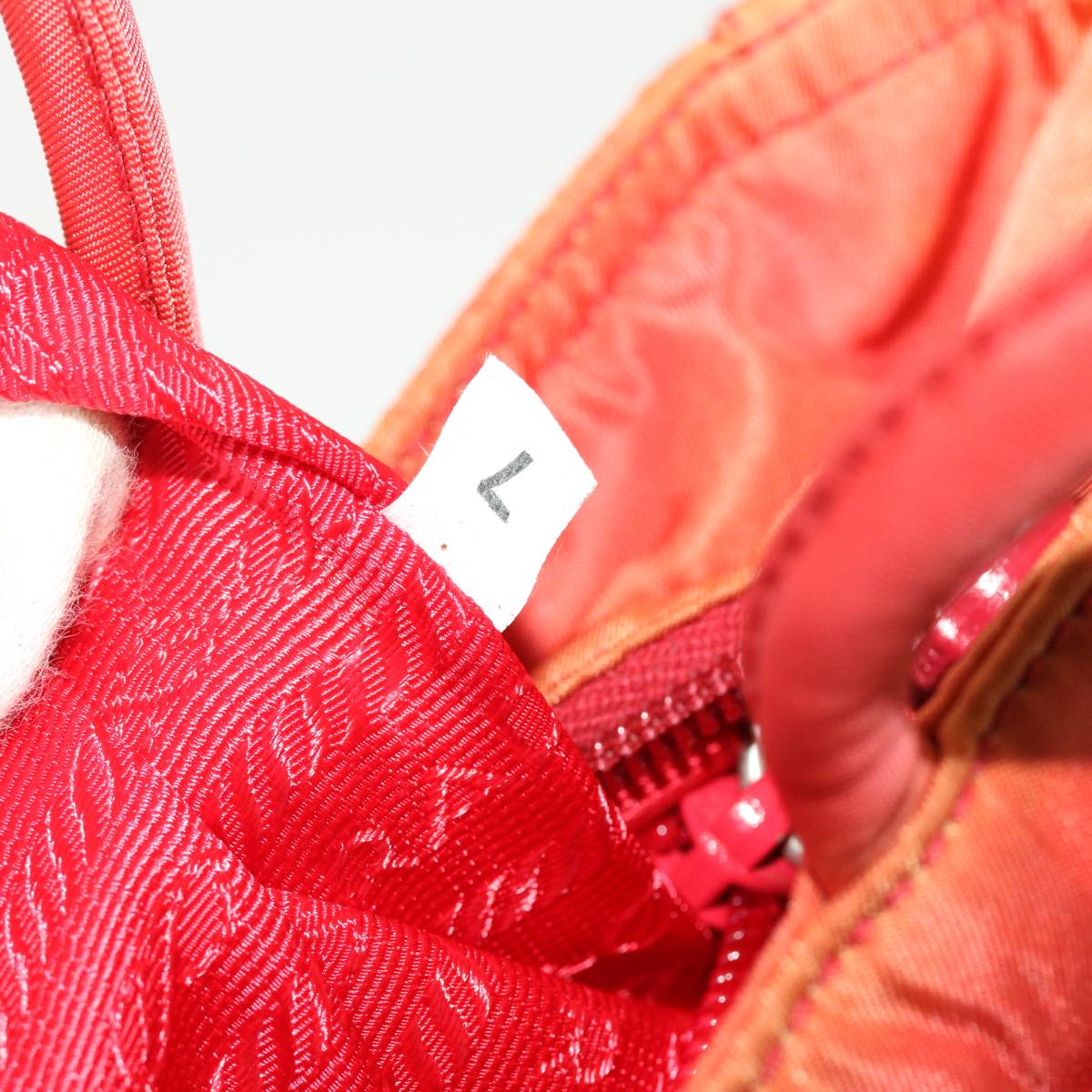 Prada Shoulder Bag Nylon Red  39610