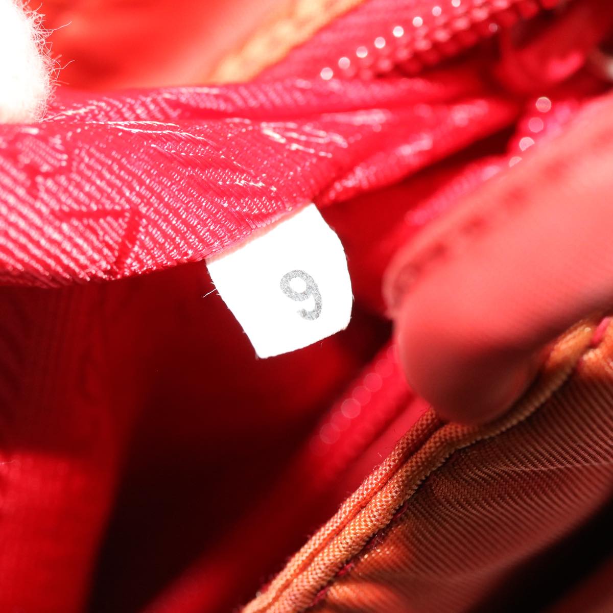 Prada Shoulder Bag Nylon Red  39610