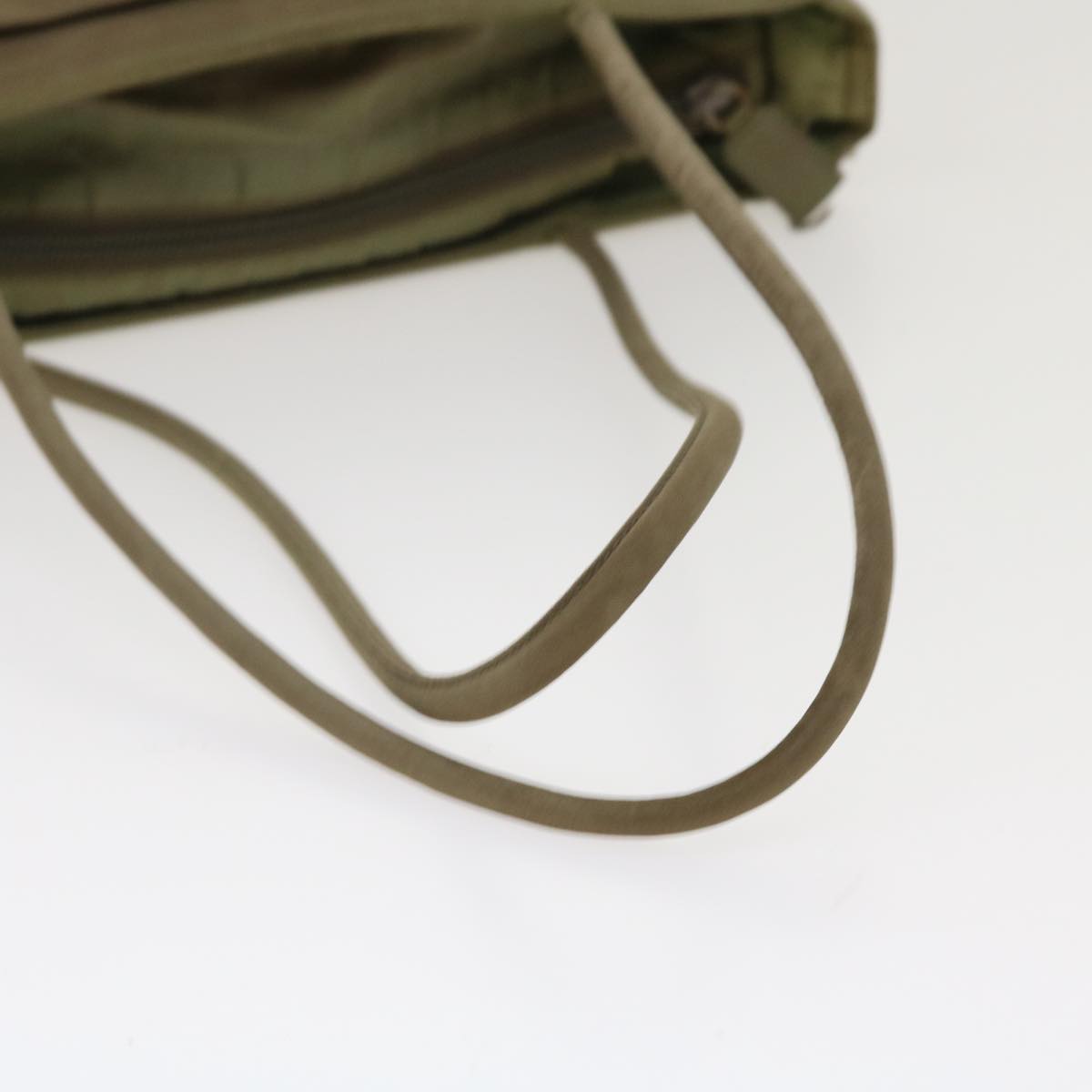 Prada Shoulder Bag Nylon Khaki  39611