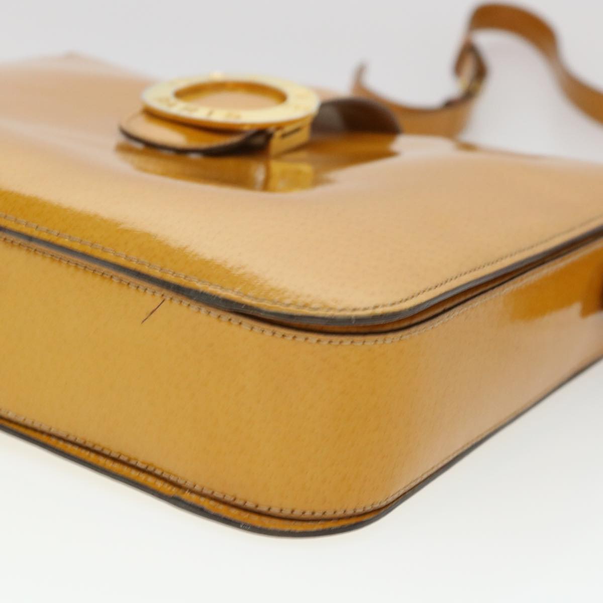 Celine Shoulder Bag Enamel Yellow  39621
