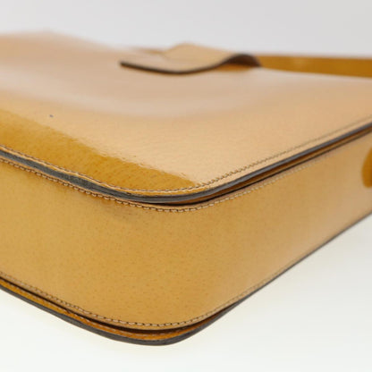 Celine Shoulder Bag Enamel Yellow  39621