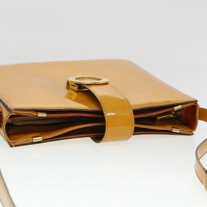 Celine Shoulder Bag Enamel Yellow  39621