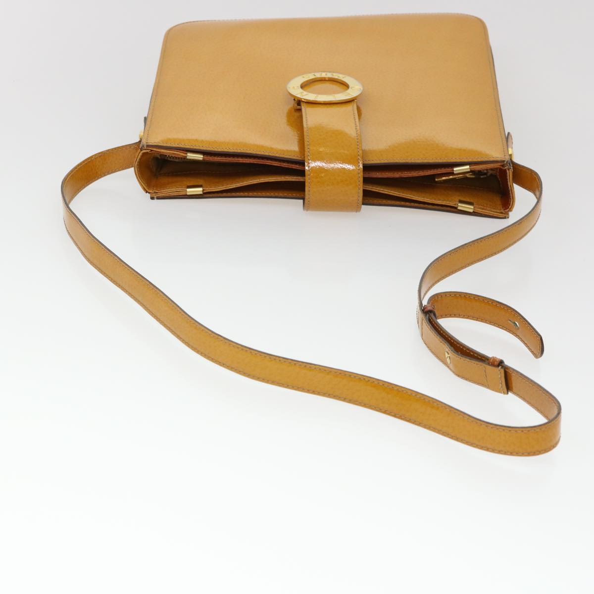Celine Shoulder Bag Enamel Yellow  39621