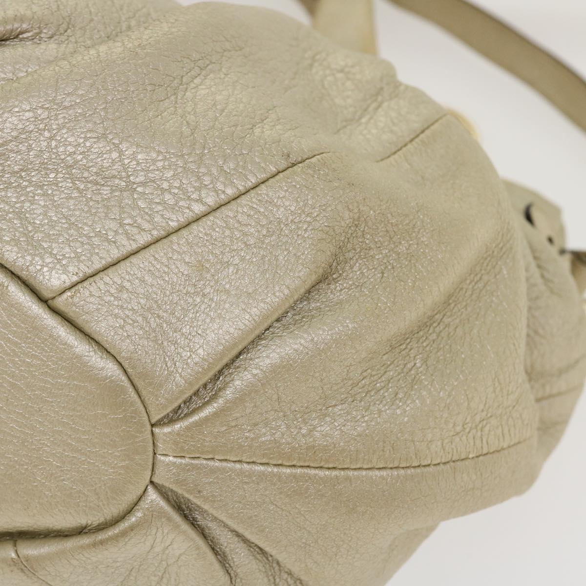 Celine Hand Bag Leather 2way Silver WC-AT0069  39622