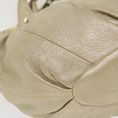 Celine Hand Bag Leather 2way Silver WC-AT0069  39622