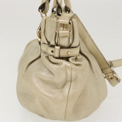 Celine Hand Bag Leather 2way Silver WC-AT0069  39622