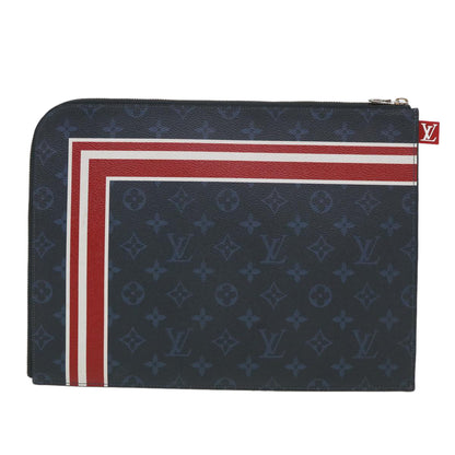 LOUIS VUITTON Monogram Cobalt Pochette Jules GM Clutch Bag M61679 LV 39631A