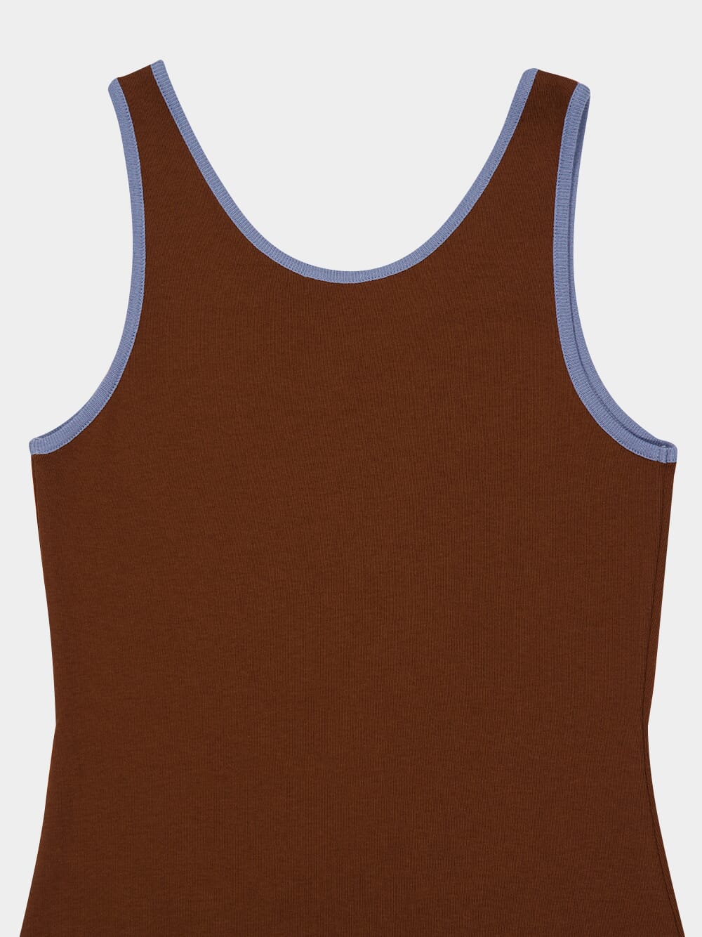 Tobacco Brown Cotton Tank Top