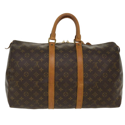 LOUIS VUITTON Monogram Keepall 45 Boston Bag M41428 LV 39664