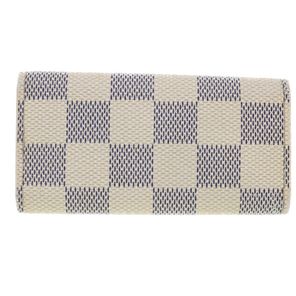LOUIS VUITTON Damier Azur Multi Cles 4 Key Case N60020 LV 39675