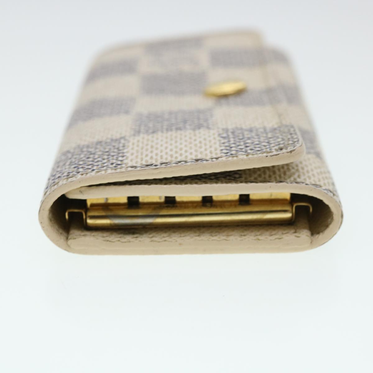 LOUIS VUITTON Damier Azur Multi Cles 4 Key Case N60020 LV 39675
