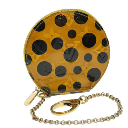 LOUIS VUITTON Vernis Yayoi Kusama Porte Monnaie Chapo Purse M91569 LV 39682