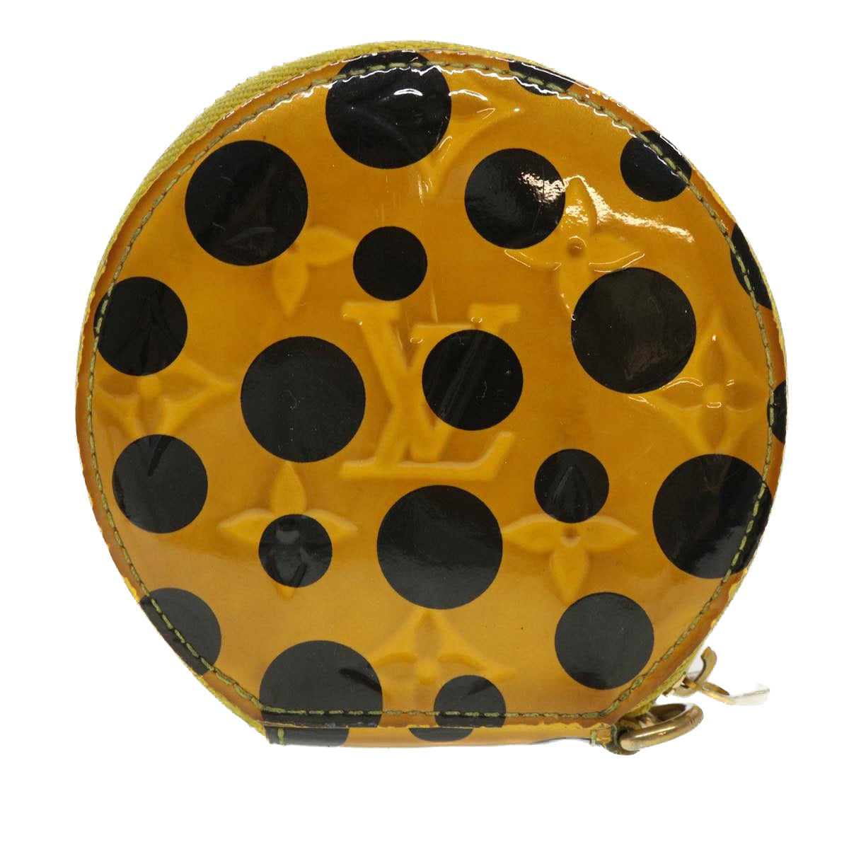 LOUIS VUITTON Vernis Yayoi Kusama Porte Monnaie Chapo Purse M91569 LV 39682