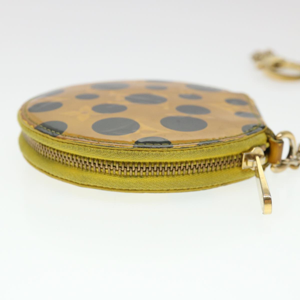 LOUIS VUITTON Vernis Yayoi Kusama Porte Monnaie Chapo Purse M91569 LV 39682