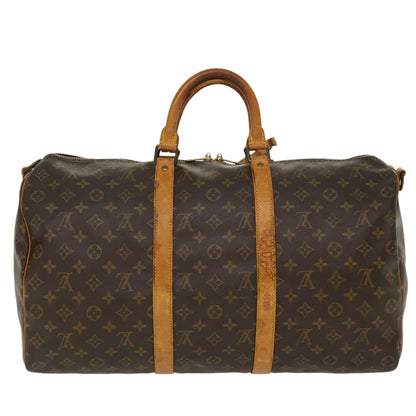 LOUIS VUITTON Monogram Keepall Bandouliere 50 Boston Bag M41416 LV 39684