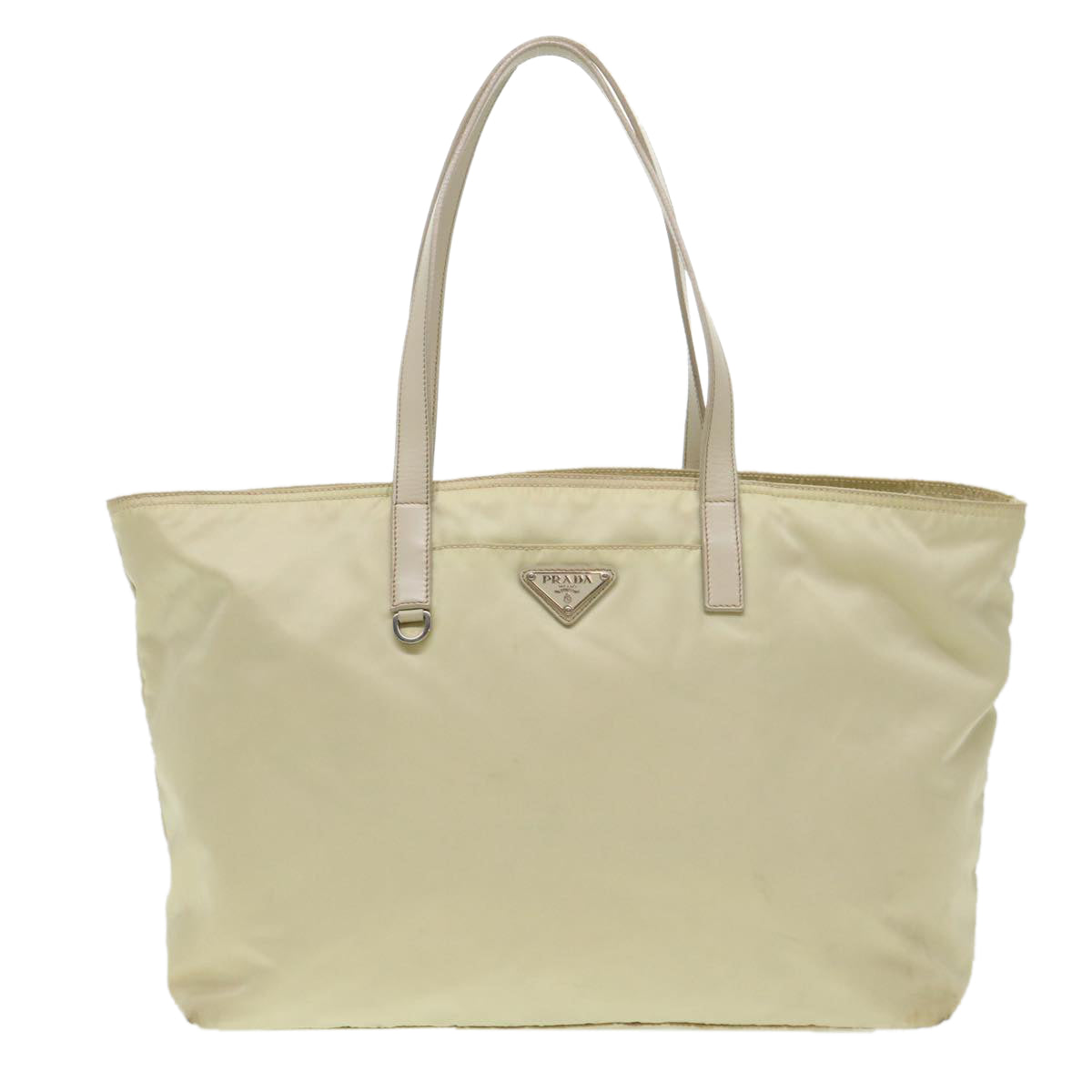 Prada Tote Bag Nylon White  39689