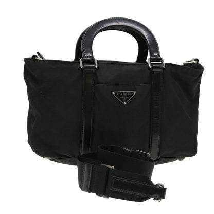 Prada Hand Bag Nylon 2way Black  39702