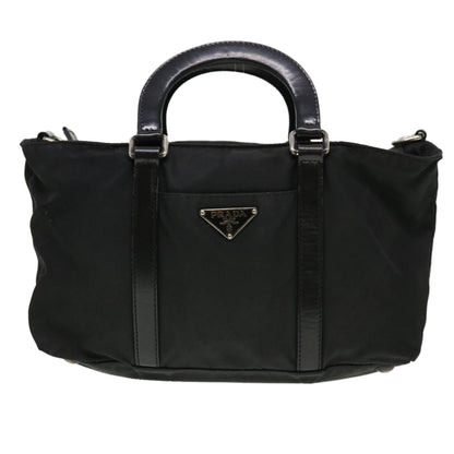 Prada Hand Bag Nylon 2way Black  39702