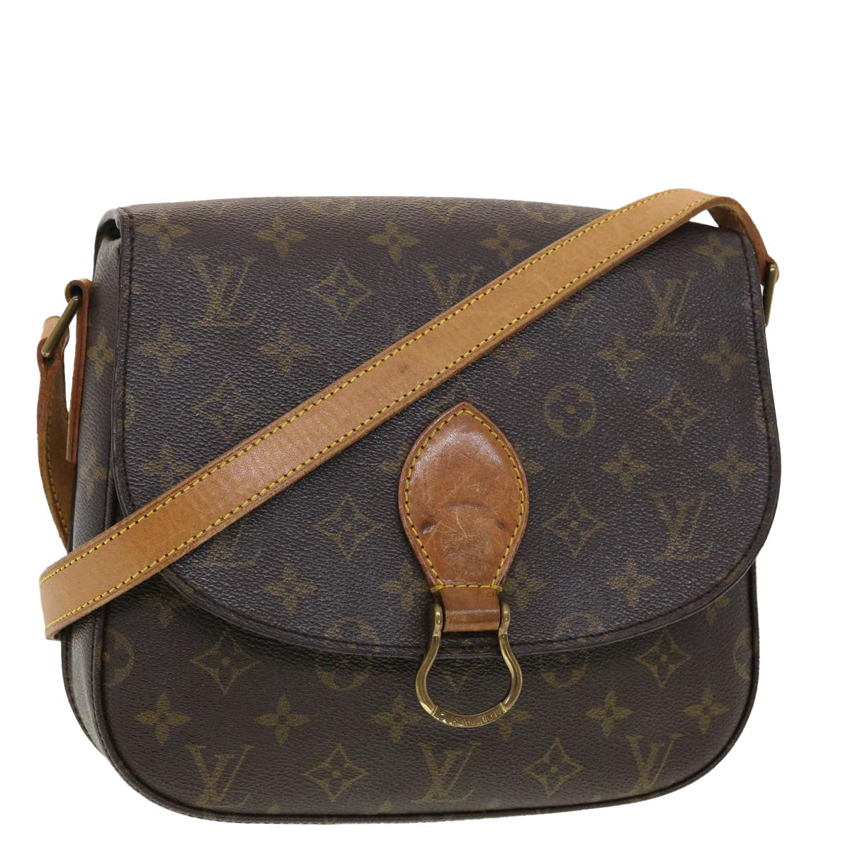 LOUIS VUITTON Monogram Saint Cloud GM Shoulder Bag M51242 LV 39705