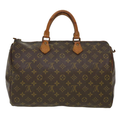 LOUIS VUITTON Monogram Speedy 35 Hand Bag M41524 LV 39714