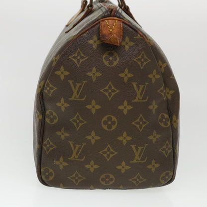 LOUIS VUITTON Monogram Speedy 35 Hand Bag M41524 LV 39714