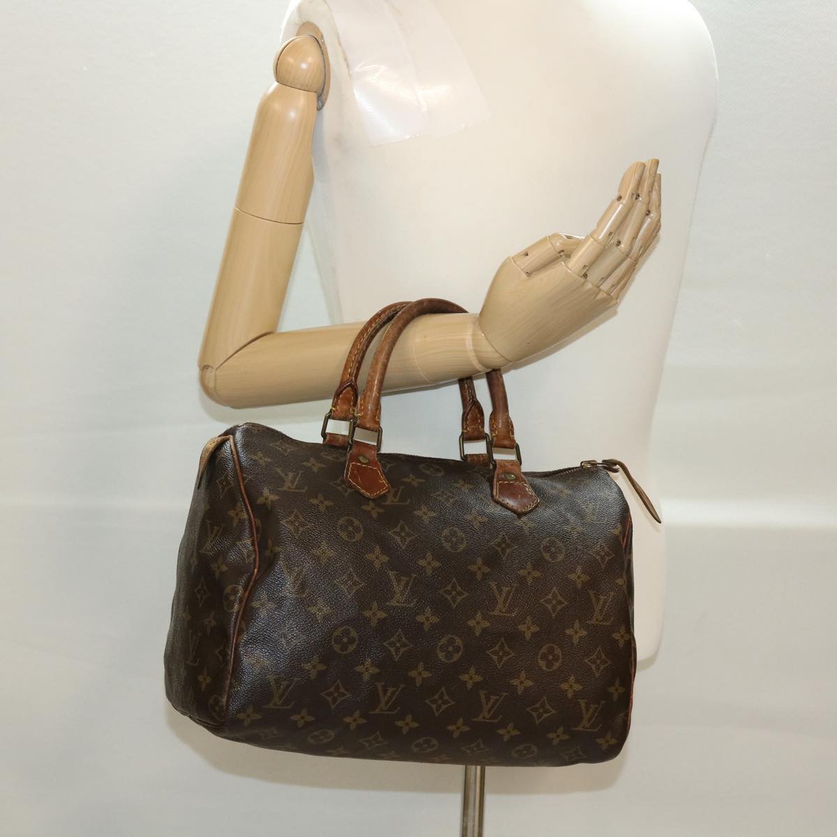 LOUIS VUITTON Monogram Speedy 30 Hand Bag M41526 LV 39731