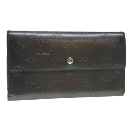 LOUIS VUITTON Mat Porte Tresor International Long Wallet Gray M65145 39735