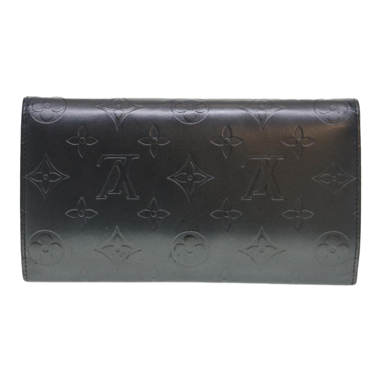 LOUIS VUITTON Mat Porte Tresor International Long Wallet Gray M65145 39735