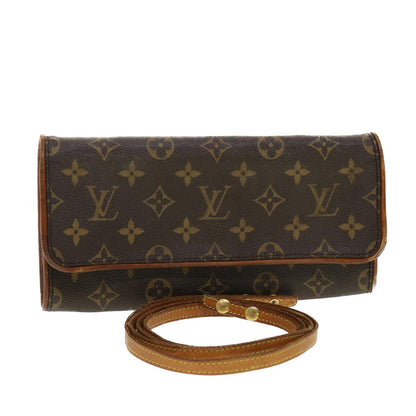 LOUIS VUITTON Monogram Pochette Twin GM Shoulder Bag M51852 LV 39741
