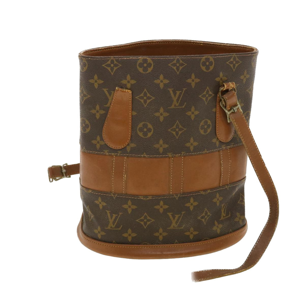 LOUIS VUITTON Monogram Bucket PM Shoulder Bag USA limited M42238 LV 39744